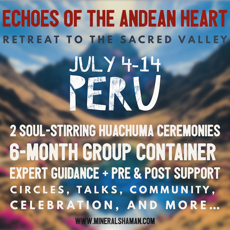 Flier: Echoes of the Andean Heart: Retreat to the Sacred Valley July 4-14, 2024