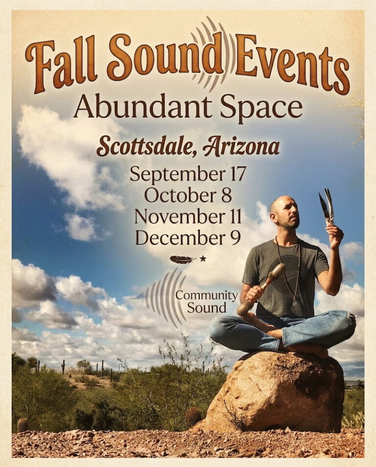Flier for the fall sound events series